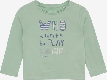 s.Oliver Shirt in Groen: voorkant