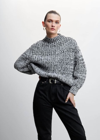 MANGO Sweater 'Candy' in Grey: front
