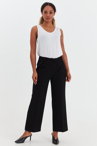 b.young Loose fit Pleated Pants in Black