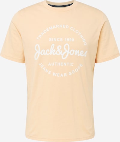 JACK & JONES Shirt 'FOREST' in de kleur Abrikoos / Wit, Productweergave