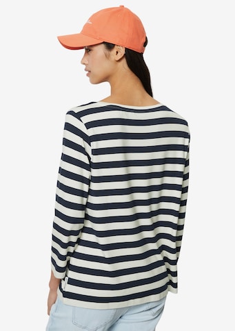 Marc O'Polo DENIM Shirt 'Breton' in Blue