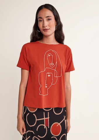 COMMA T-Shirt in Rot: predná strana