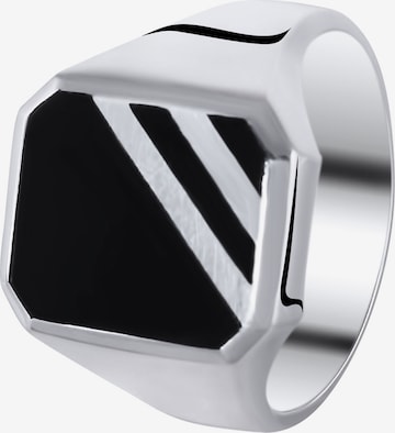 Lucardi Ring in Silver: front