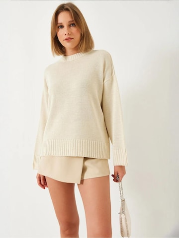 Pull-over 'Pullover' Bianco Lucci en beige
