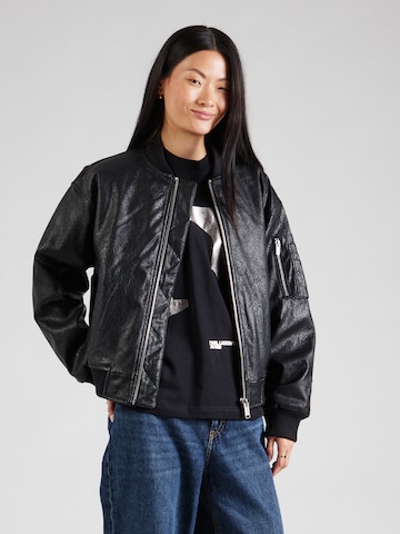 Veste mi-saison KARL LAGERFELD JEANS en noir : devant