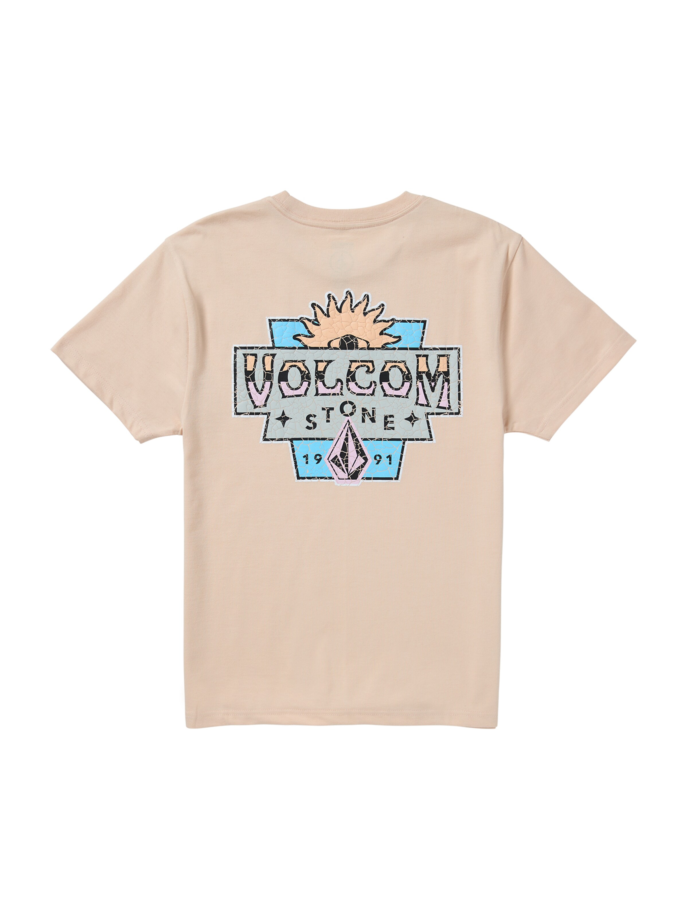 Volcom T-Shirt 'SURE THING' in Beige