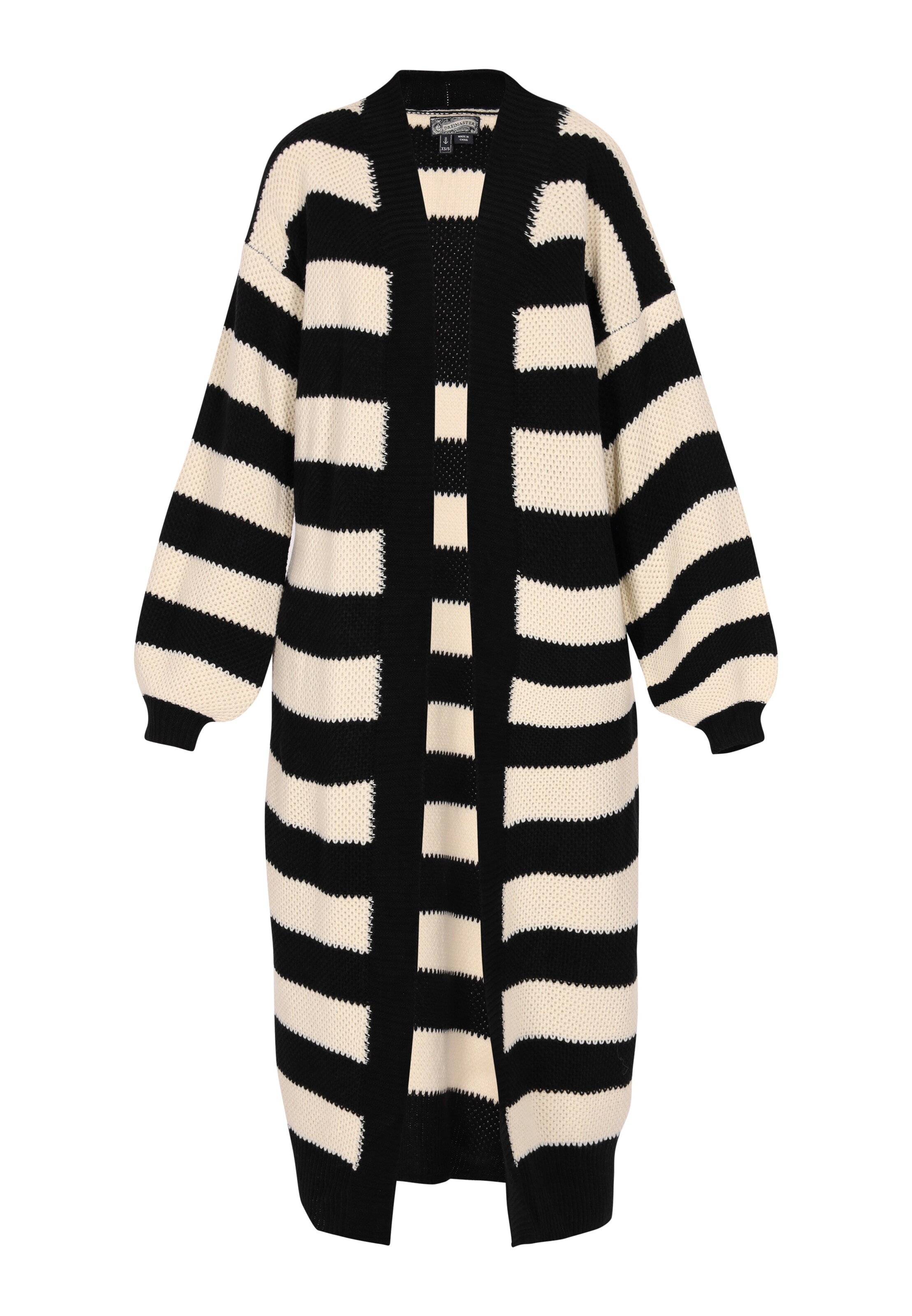 Cardigan DreiMaster Vintage en noir : devant