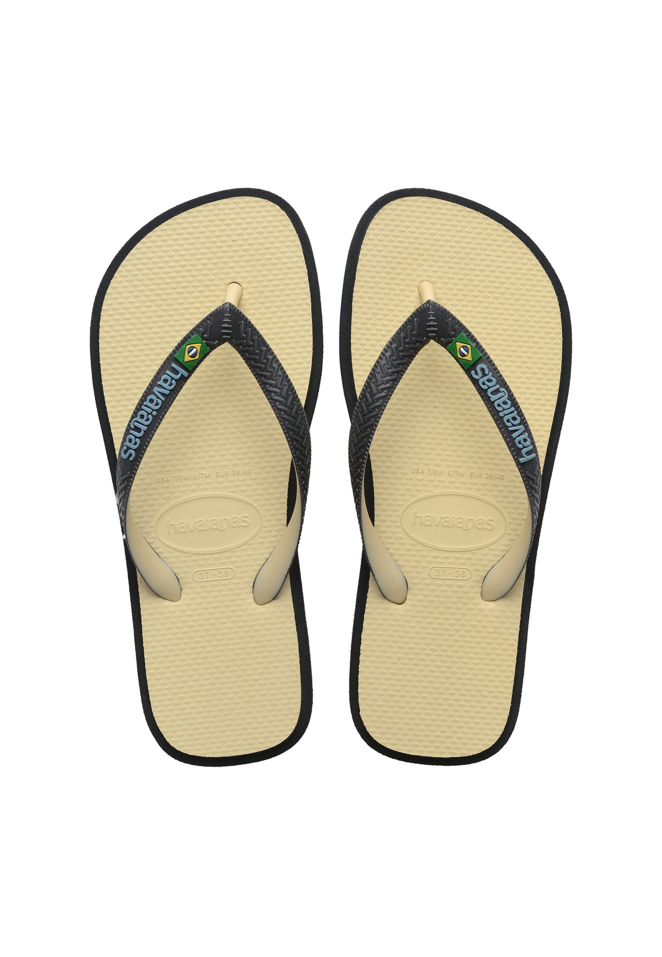 Zoccoletto 'Brasil' di HAVAIANAS in nero