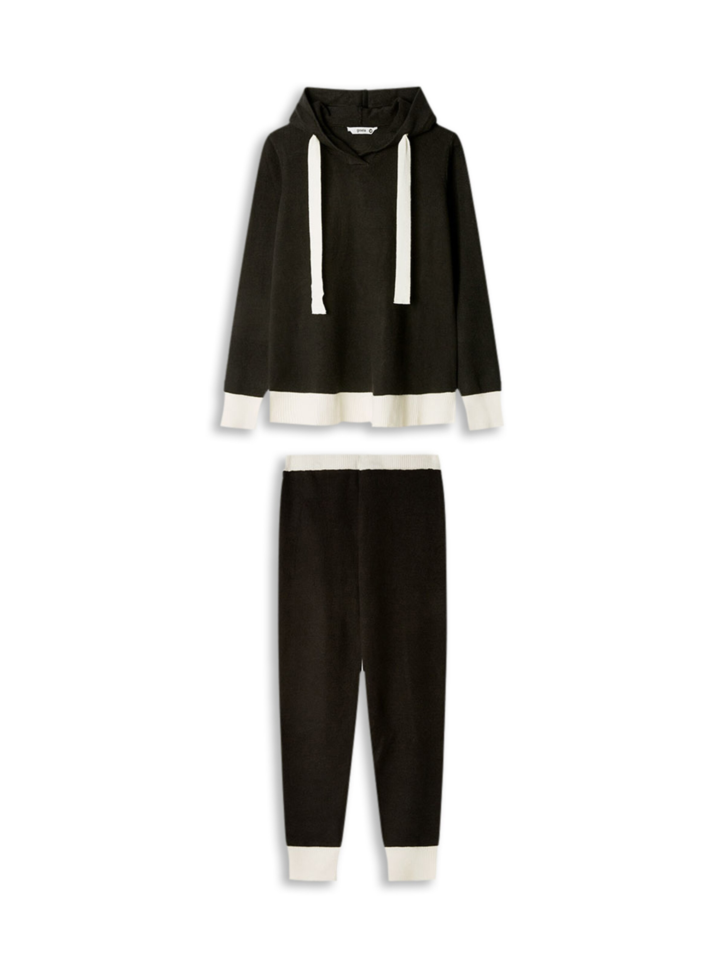 Gisela Пижама 'Set' в Черный: спереди