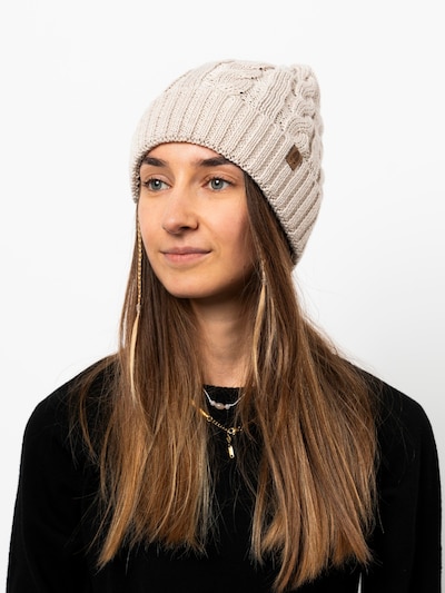 KOPYTO Mütze 'SCHAF' in hellbeige, Produktansicht