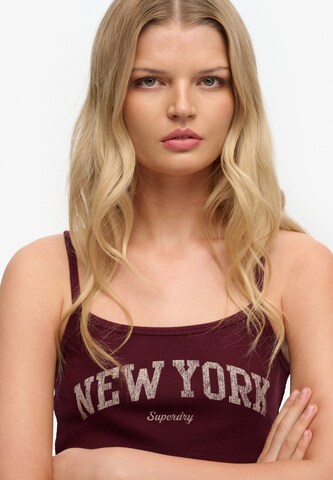 Haut 'Athletic Essentials' Superdry & Co en rouge