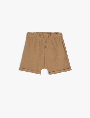 Koton Regular Broek in Bruin: voorkant