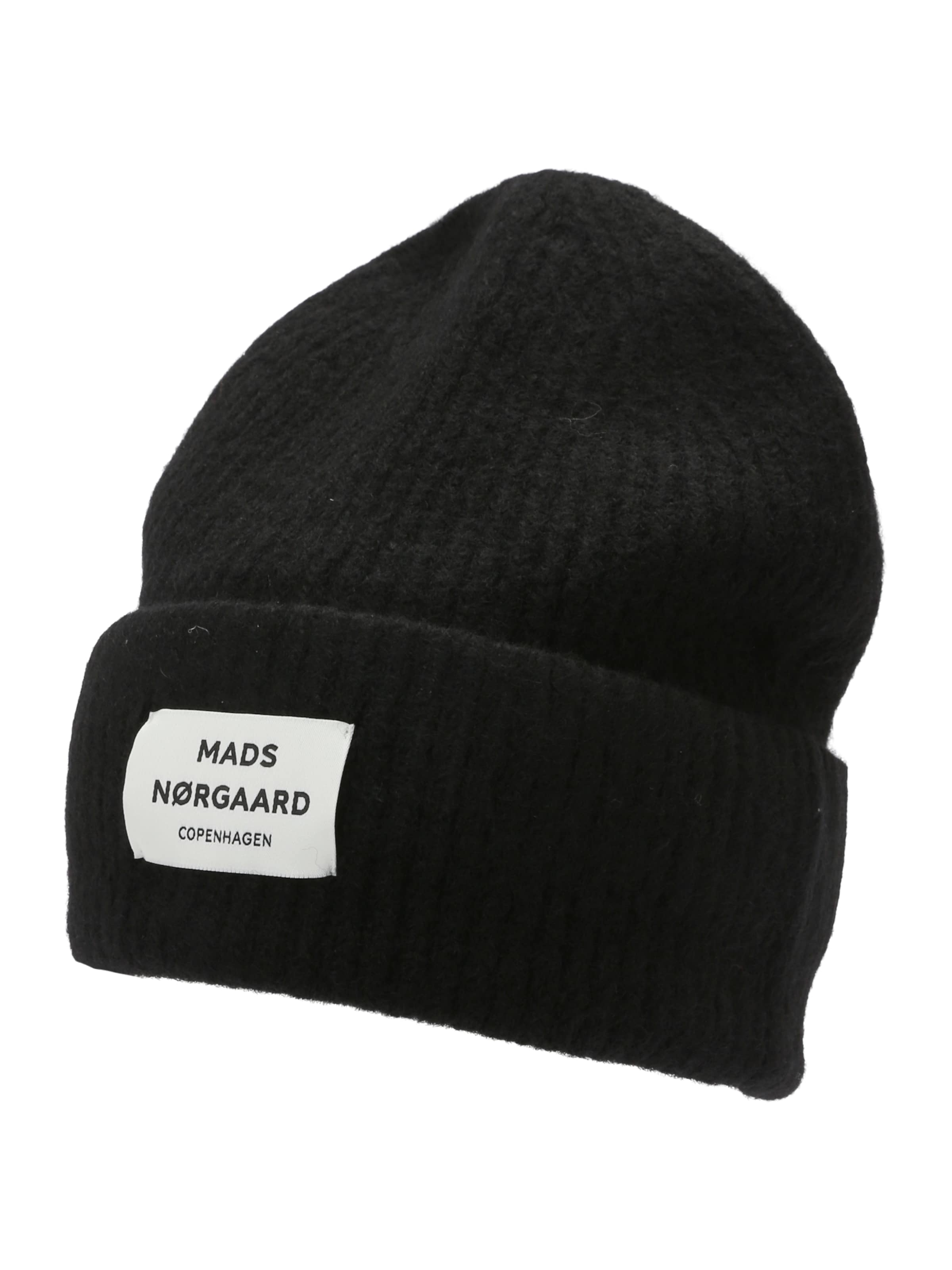 MADS NORGAARD COPENHAGEN Sapka 'Tosca Anju' - fekete: elől