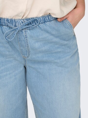 Wide Leg Jean 'CARJay' ONLY Carmakoma en bleu