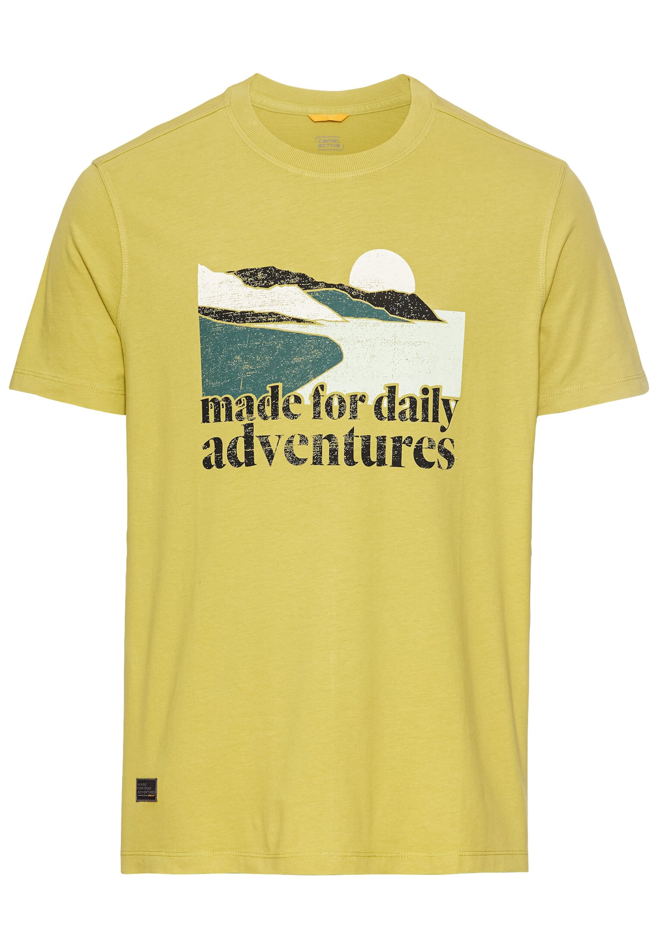 CAMEL ACTIVE Shirt in Yellow: front