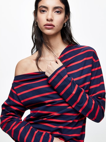 Pull&Bear Tričko – červená