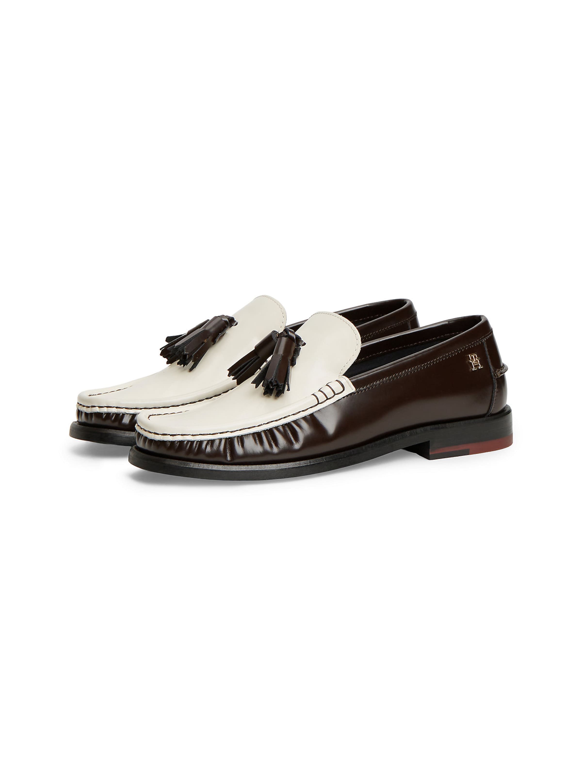 TOMMY HILFIGER Slip-ons 'New York' in Brown