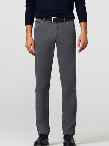 MEYER Regular Chinohose 'Chicago' in Grau