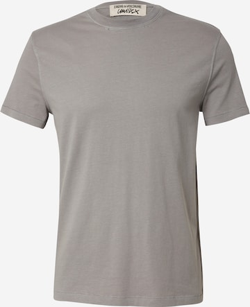 Zadig & Voltaire T-shirt 'JIMMY' i grå: framsida