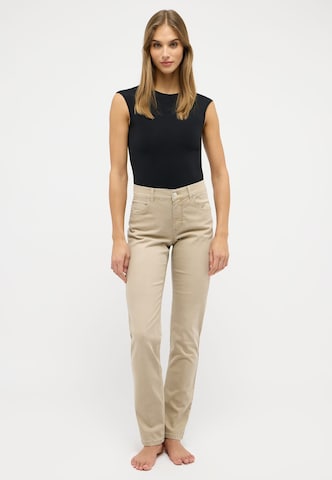 Angels Slimfit Straight-Leg Jeans 'Cici' in Beige