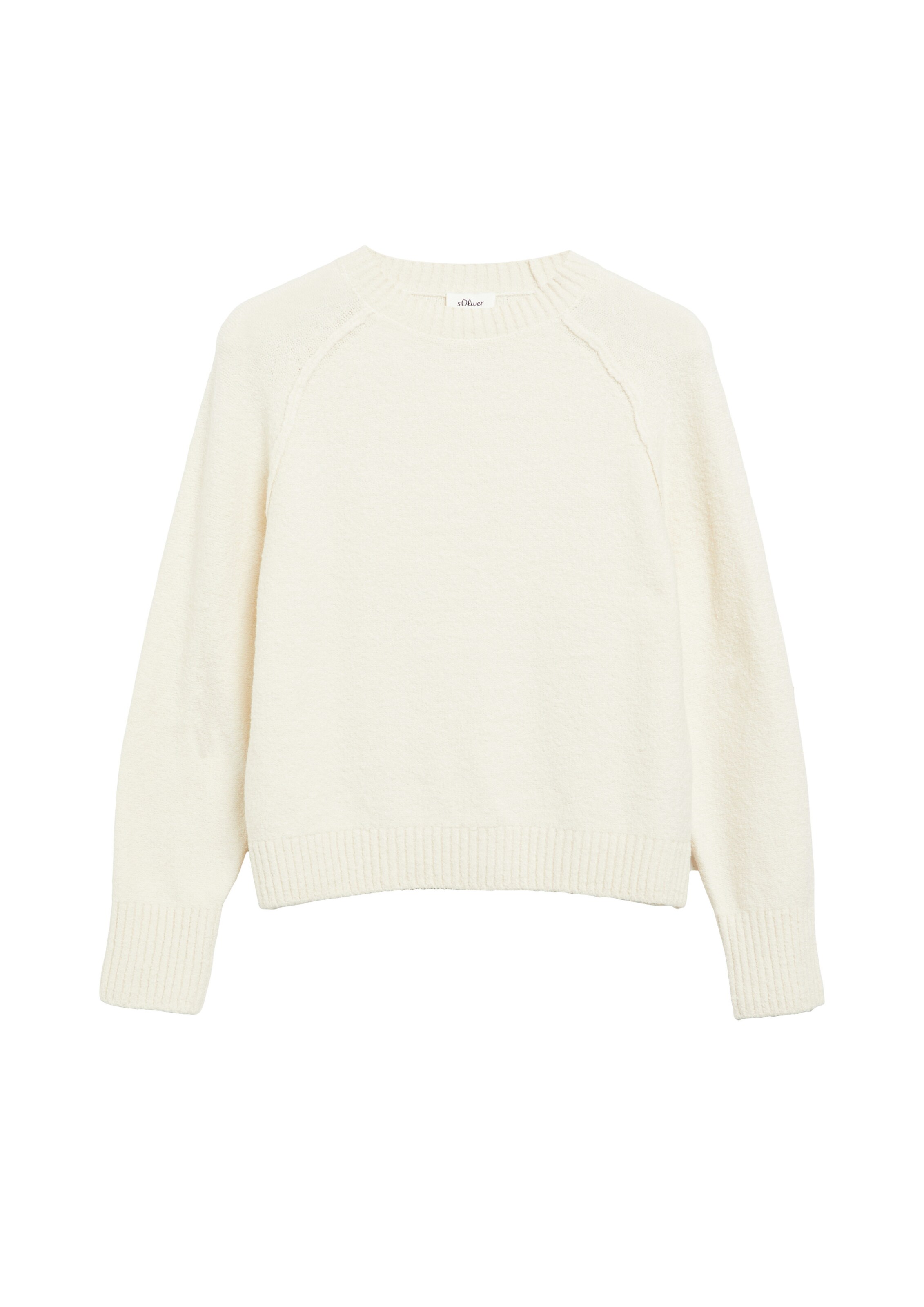 s.Oliver Trui in Beige: voorkant