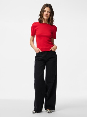 PIECES Pullover 'PCJuline' i rød