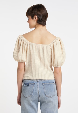 DREIMASTER Knit Cardigan in Beige