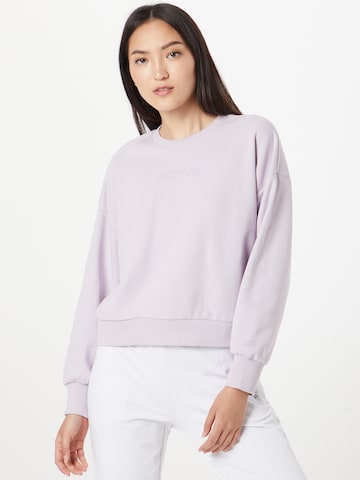 Sweat de sport 4F en violet : devant