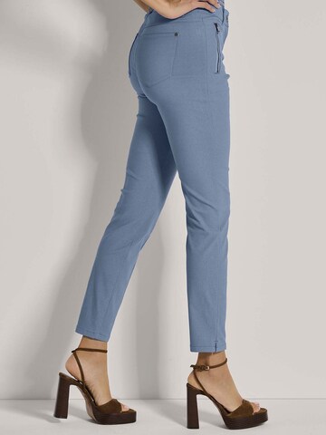 MADELEINE Skinny Hose in Blau
