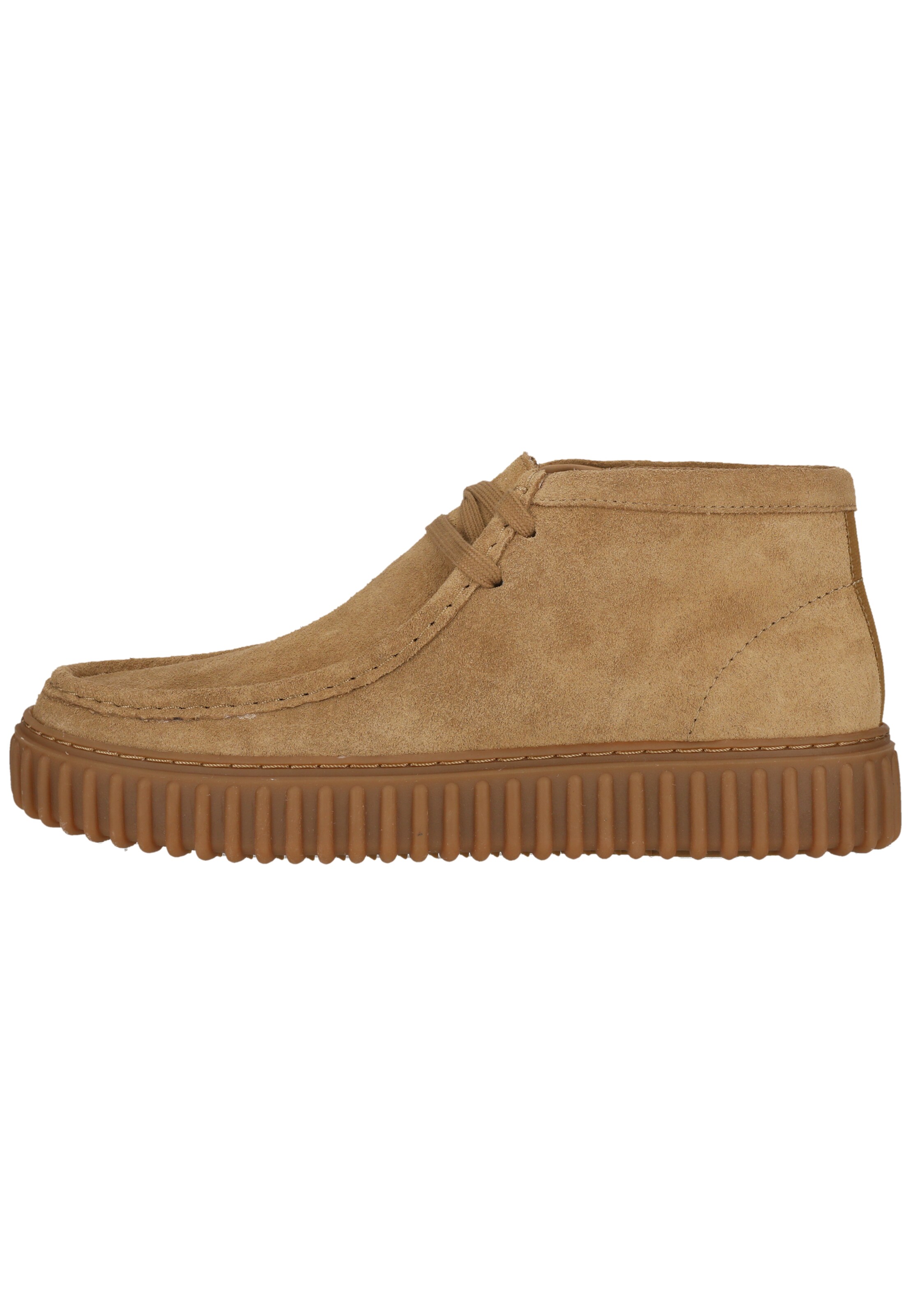 CLARKS Lace-up shoe 'Torhill Hi' in Brown