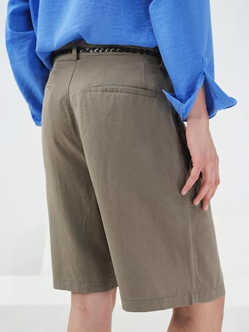 Giesto Wide leg Trousers 'Shorts' in Green