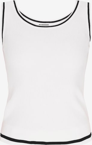 DreiMaster KlassikTop s naramenicama - bijela boja: prednji dio