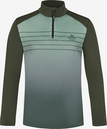 PROTEST Sportsweatshirt 'PRTBIGBY' in Grün: Vorderseite