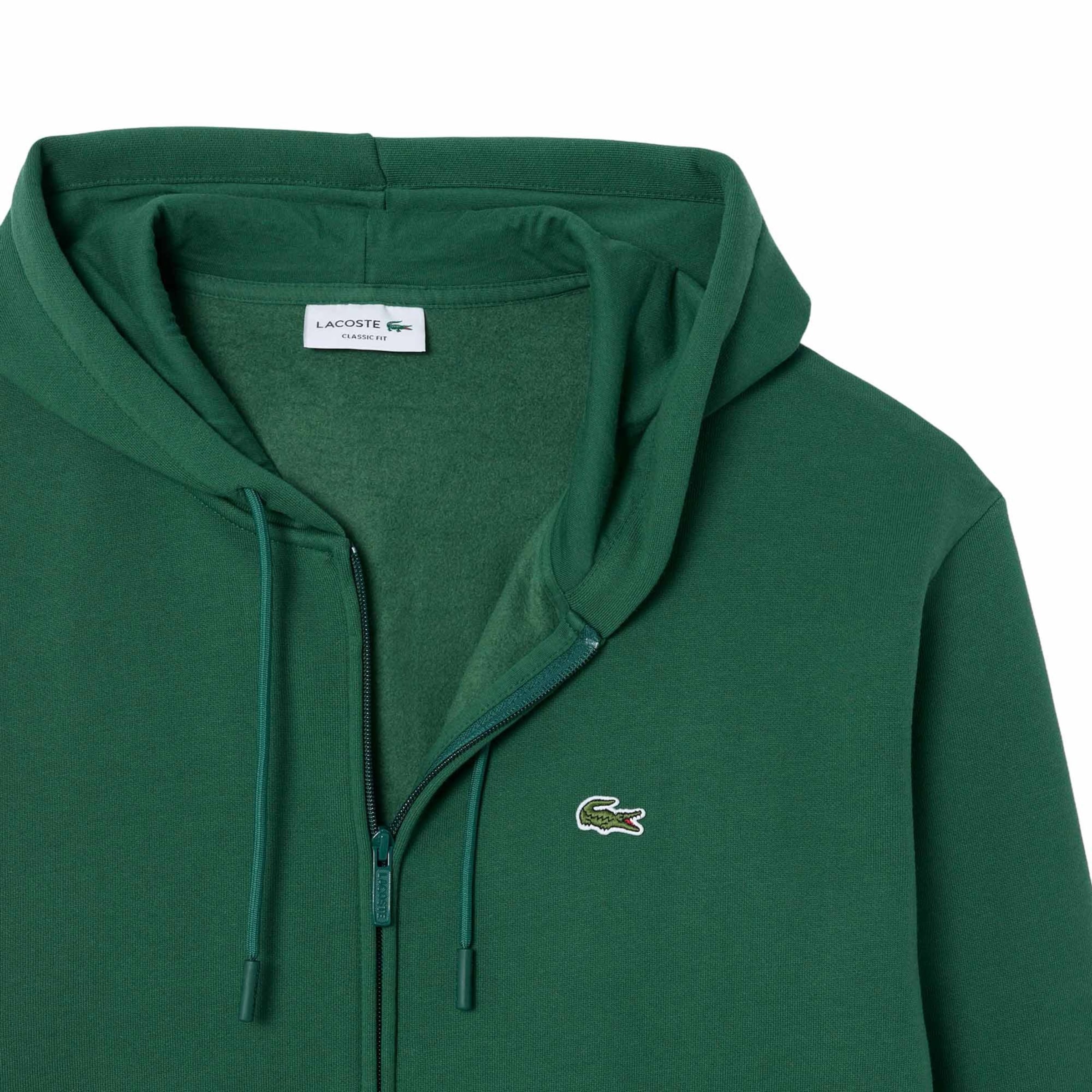 LACOSTE Sweatjacke in Grün