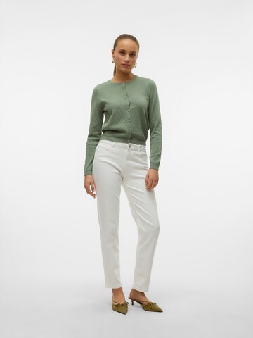 VERO MODA Strickjacke 'Care' in Grün