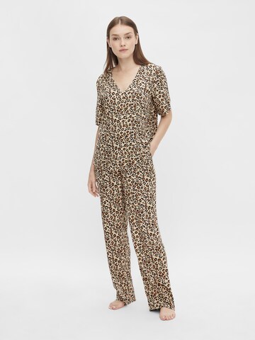 PIECES - Pijama 'Anja' em bege: frente