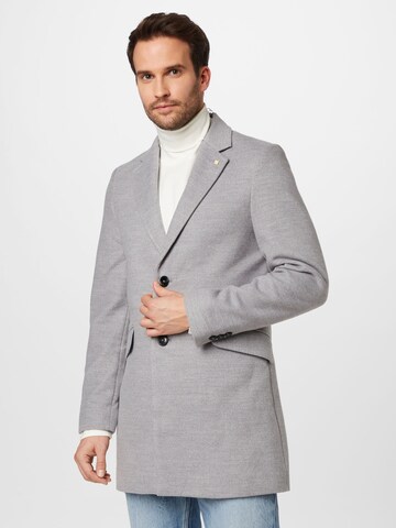 Manteau mi-saison BURTON MENSWEAR LONDON en gris : devant