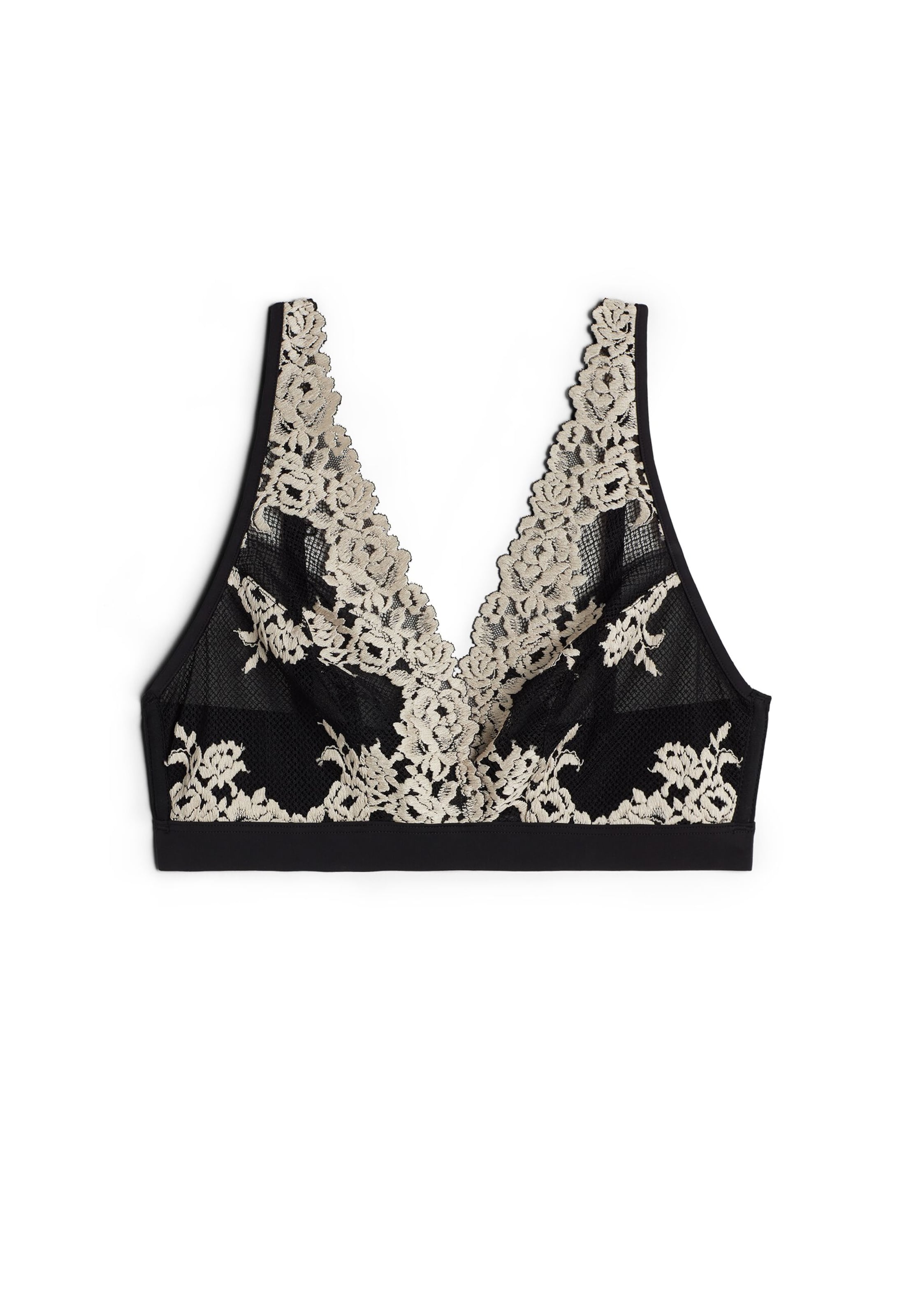 INTIMISSIMI Triangle Bra 'Pretty Flowers' in Black | ABOUT YOU