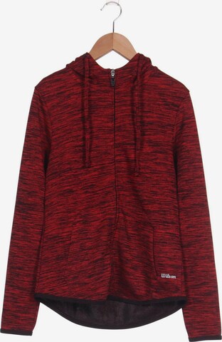 WILSON Sweatshirt & Zip-Up Hoodie in S in Red: front