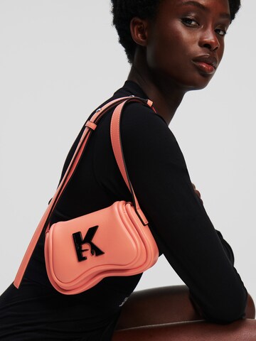 Karl Lagerfeld Taška přes rameno – oranžová: přední strana