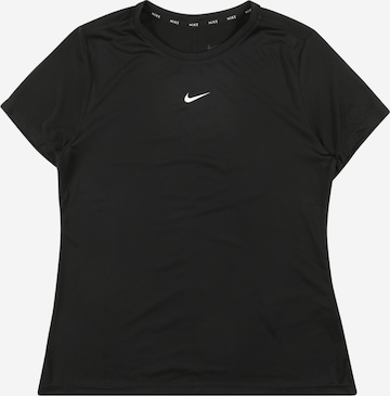 juoda NIKE Sportiniai marškinėliai: priekis