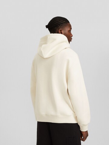 Sweat-shirt Bershka en beige