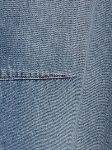 Wide Leg Jean Pull&Bear en bleu