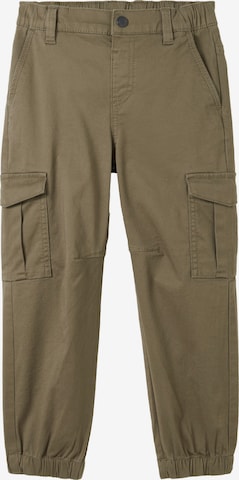 Effilé Pantalon TOM TAILOR en vert : devant