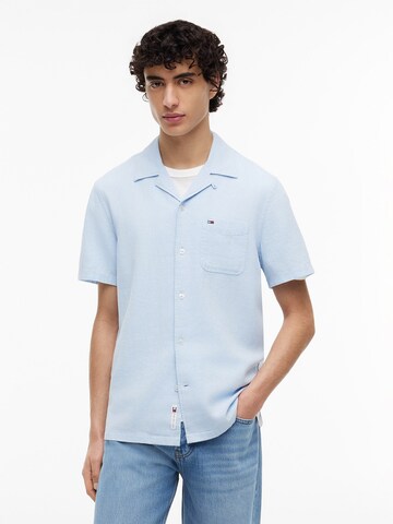 Regular fit Cămașă de la Tommy Jeans pe albastru: față