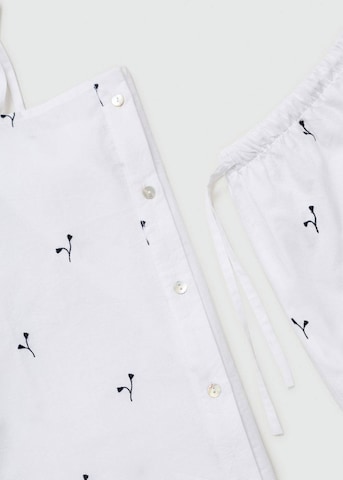 MANGO Pajama 'fiore' in White