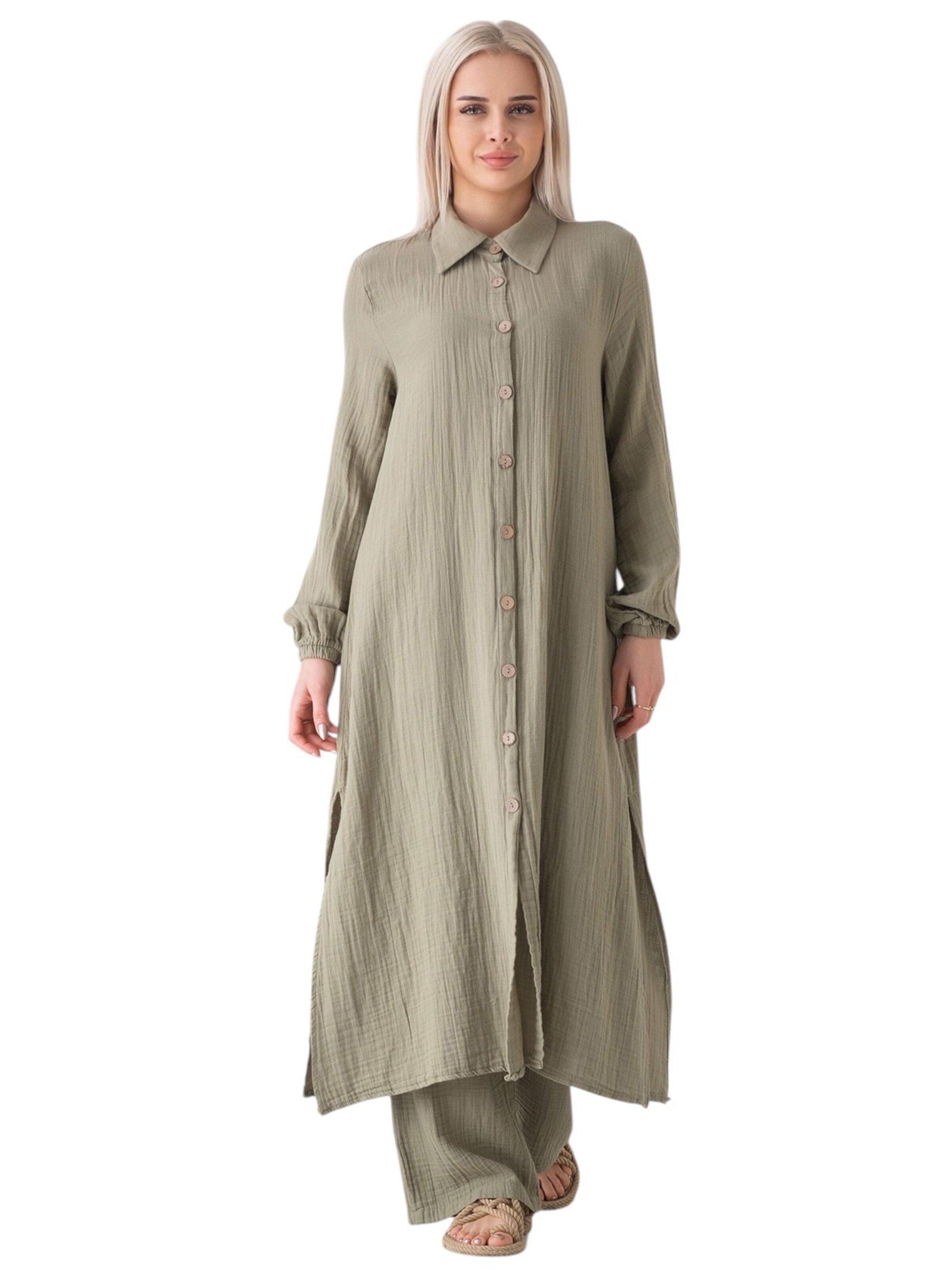 WENOR Blouse 'Nergis' in Groen