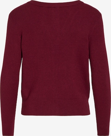 VILA Knit cardigan 'Comfy' in Red