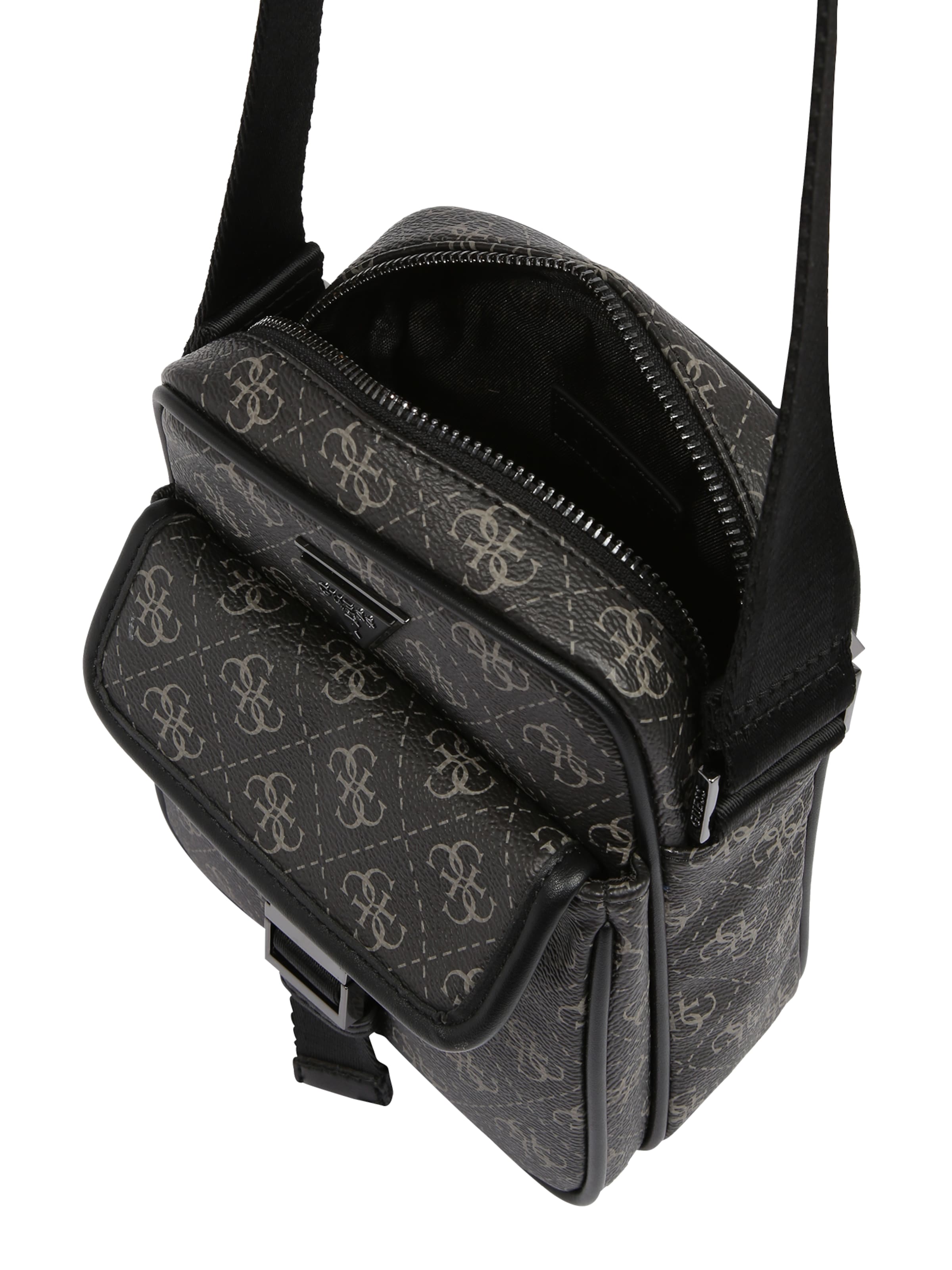 GUESS Umhängetasche 'VEZZOLA' in Schwarz