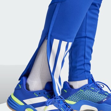 ADIDAS PERFORMANCE Slimfit Sportbroek in Blauw